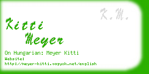 kitti meyer business card